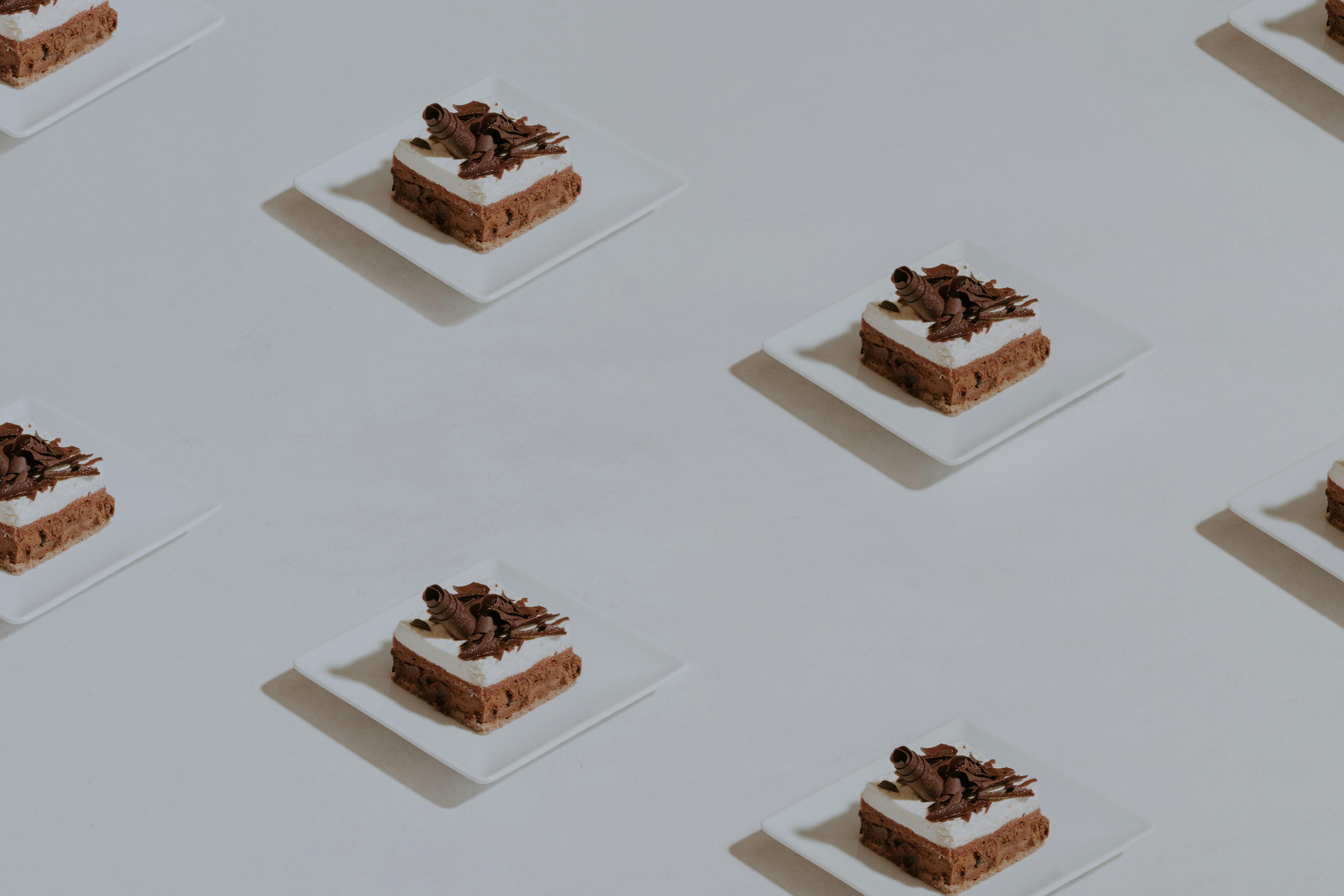 chocolate cake on white ceramic plate